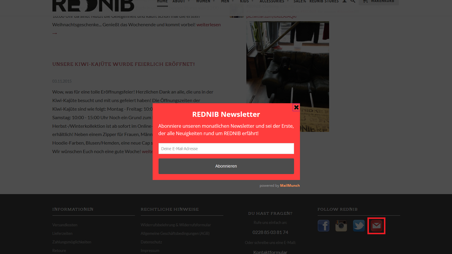 Follow the Kiwi - Abonniert unseren neuen Newsletter!